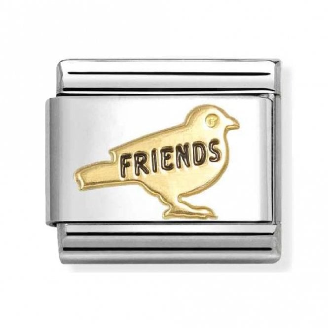 Nomination  Bird Friends Yellow Gold Charm