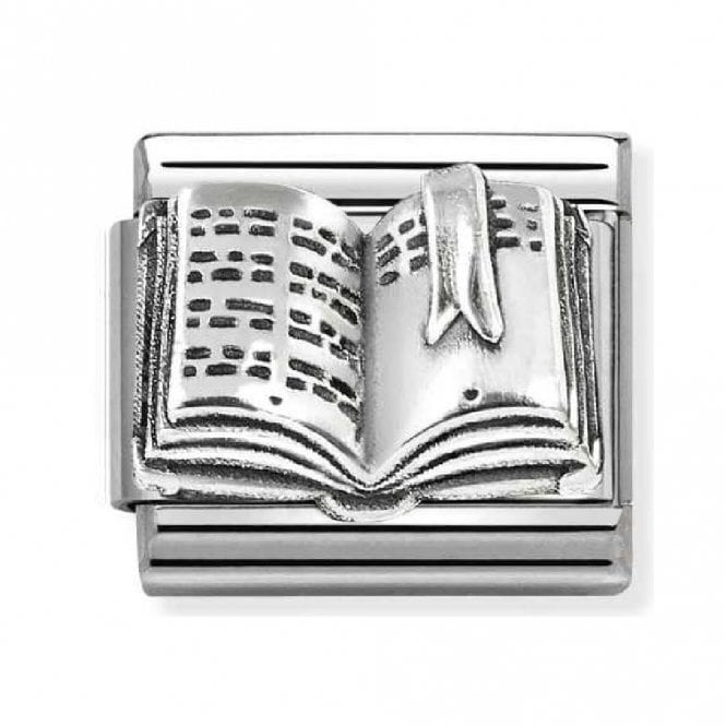 Nomination  Book Silver Shine Charm