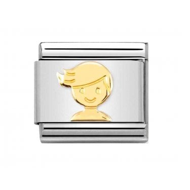 Nomination Boy Yellow Gold Charm