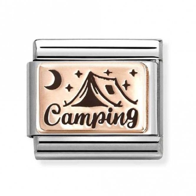 Nomination  Camping Rose Gold Charm