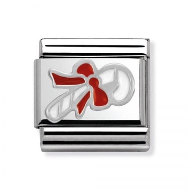 Nomination Candy Cane Silver Shine