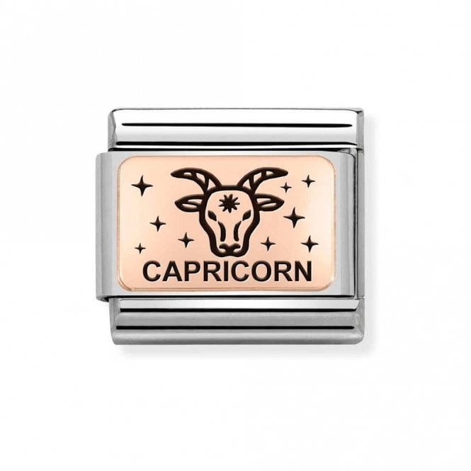 Nomination  Capricorn Rose Gold Charm