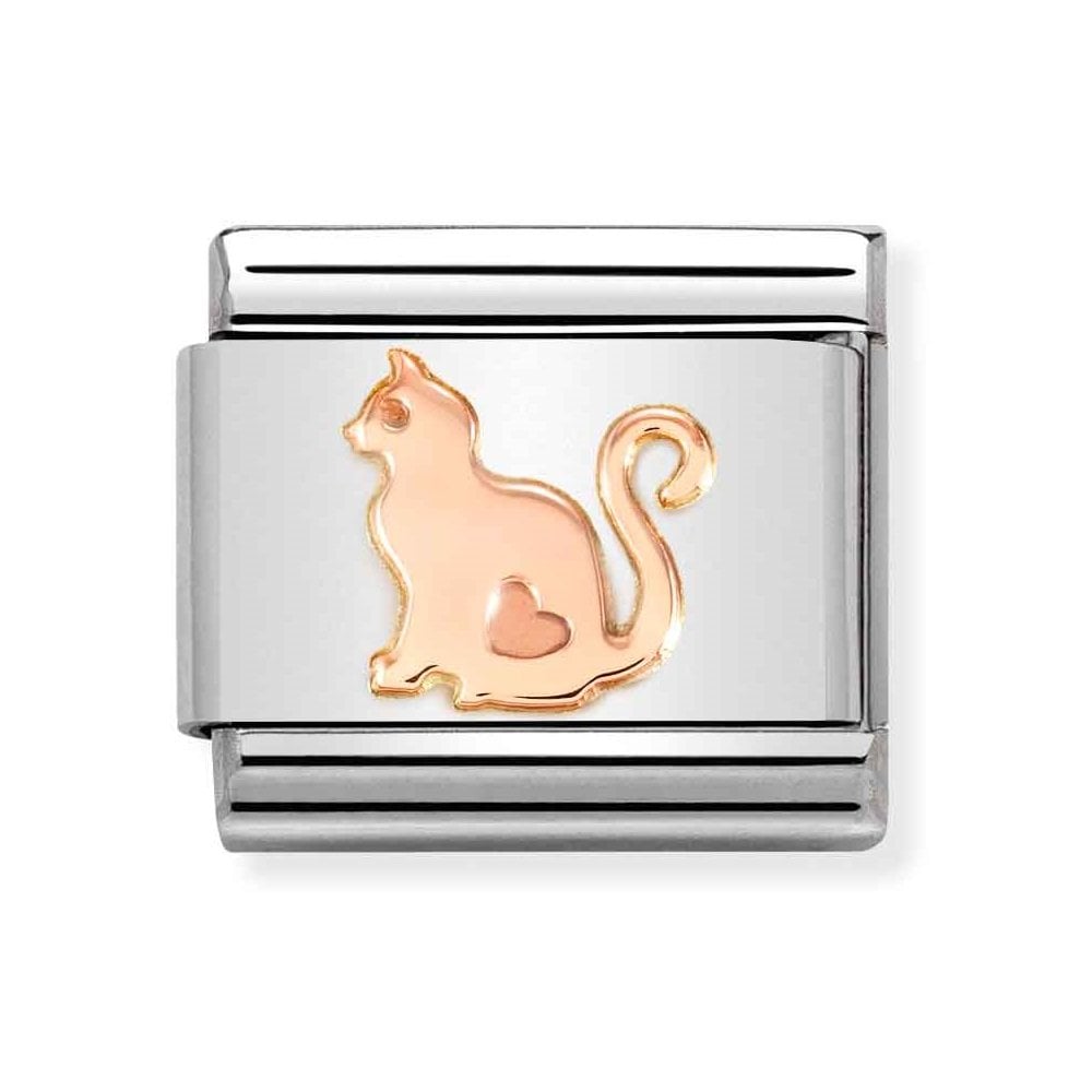 Nomination Cat Rose Gold Charm Charms From Faith Jewellers UK Nomination Cat Rose Gold Charm Charms From Faith Jewellers UK