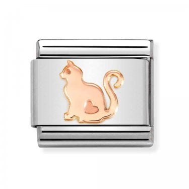 Nomination Cat Rose Gold Charm