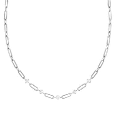 Nomination Chainofstyle CZ Stainless Steel Necklace 46cm