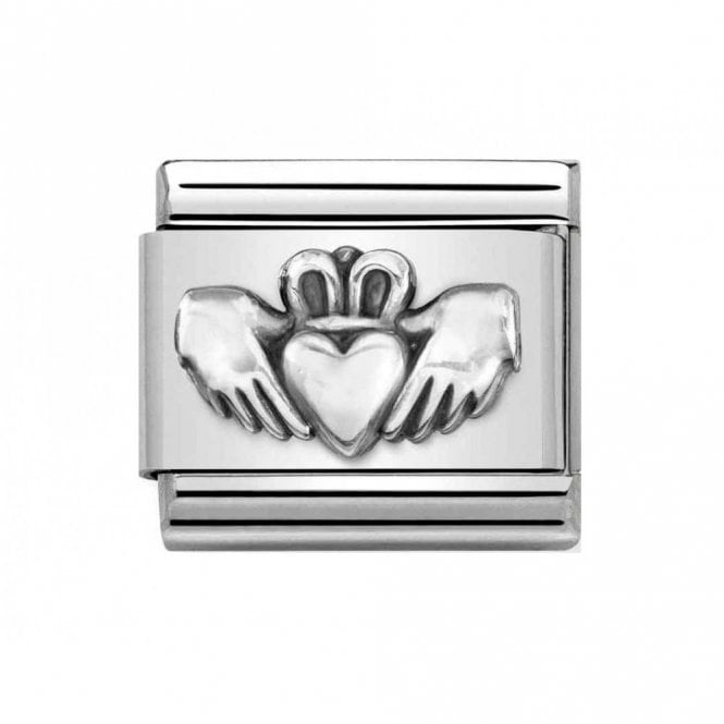 Nomination  Claddagh Silver Shine Charm