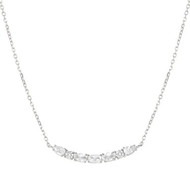 Nomination Colour Wave Aurora CZ Necklace 3 x 0.3cm, 38-44cm