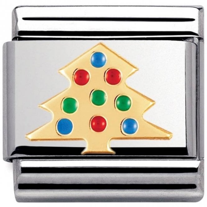 Nomination  Coloured Christmas Tree Yellow Gold