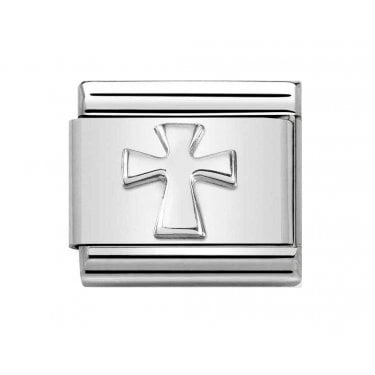 Nomination Cross Silver Shine Charm