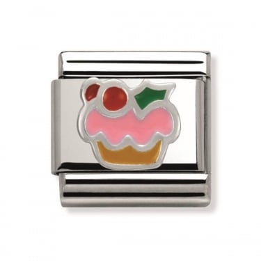 Nomination Cupcake Silver Shine