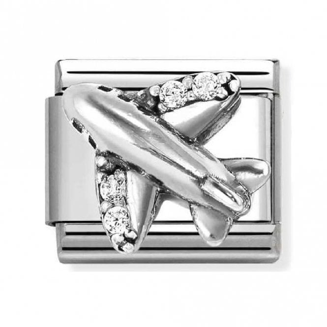 Nomination  CZ Aeroplane Silver Shine Charm