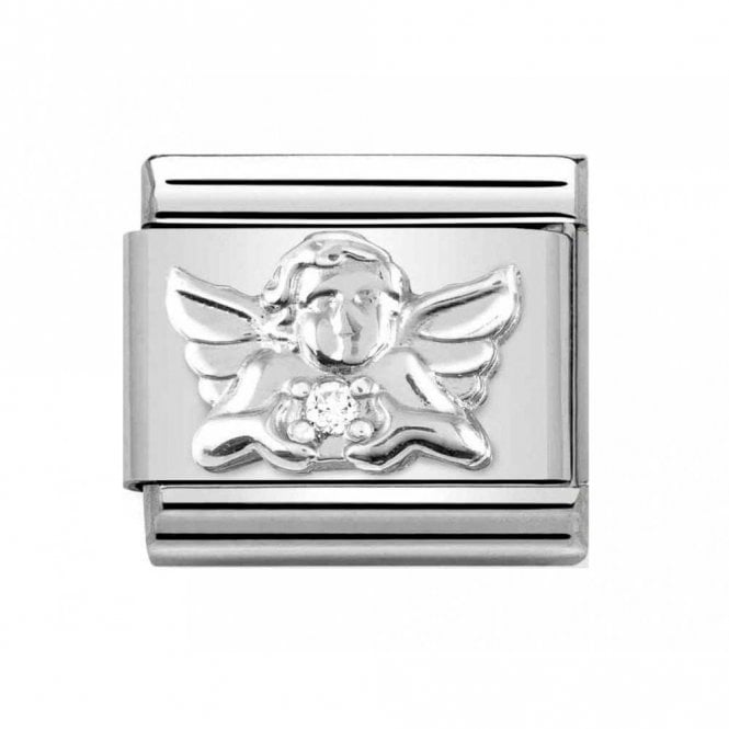 Nomination CZ Angel Silver Shine Charm