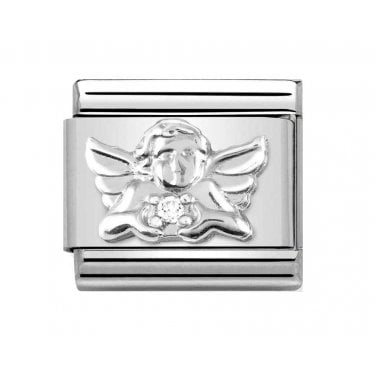 Nomination CZ Angel Silver Shine Charm