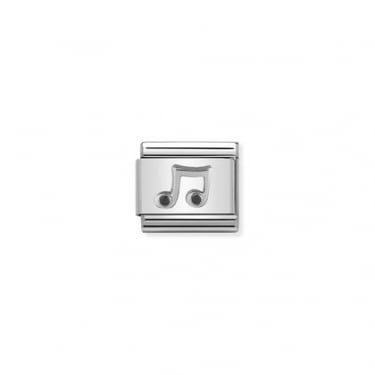 Nomination CZ Music Note Silver Shine