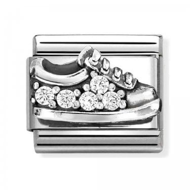 Nomination CZ Trainer Silver Shine Charm
