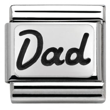 Nomination Dad Silver Shine Charm