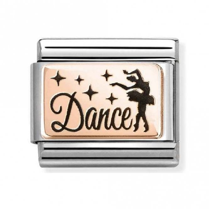 Nomination  Dance with Ballerina Rose Gold Charm