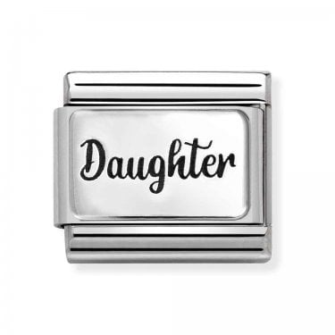 Nomination Daughter Silver Shine Charm 
