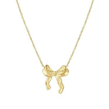 Nomination Ecclettica Bow Gold Tone Necklace 2 x 2.4cm, 40-44cm