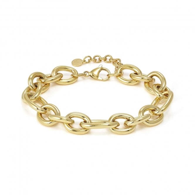 Nomination  Ecclettica Chunky Chain Gold Tone Bracelet 1.35cm, 20-24cm