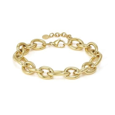 Nomination Ecclettica Chunky Chain Gold Tone Bracelet 1.35cm, 20-24cm