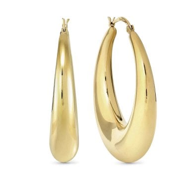 Nomination Ecclettica Large Gold Tone Hoop Earrings 48mm