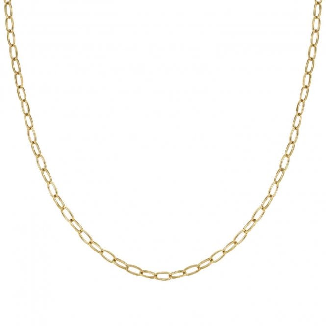 Nomination  Ecclettica Long Chain T-Bar Gold Tone Necklace 0.6cm, 100cm