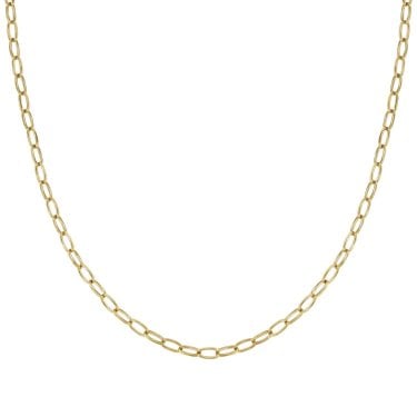 Nomination Ecclettica Long Chain T-Bar Gold Tone Necklace 0.6cm, 100cm