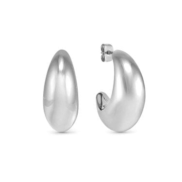 Nomination Ecclettica Moon Shape Large Hoop Earrings 27mm