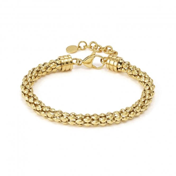Nomination  Ecclettica Popcorn Chain Gold Tone Bracelet 0.6cm, 19-23cm