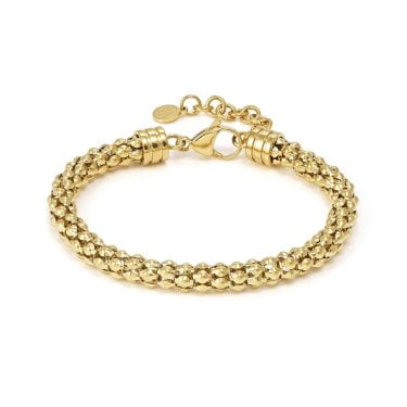 Nomination Ecclettica Popcorn Chain Gold Tone Bracelet 0.6cm, 19-23cm