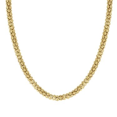 Nomination Ecclettica Popcorn Chain Gold Tone Necklace 0.6cm, 42-46cm