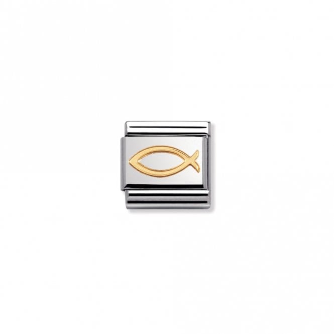 Nomination  Fish Sign Yellow Gold