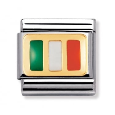 Nomination Flag Ireland Yellow Gold