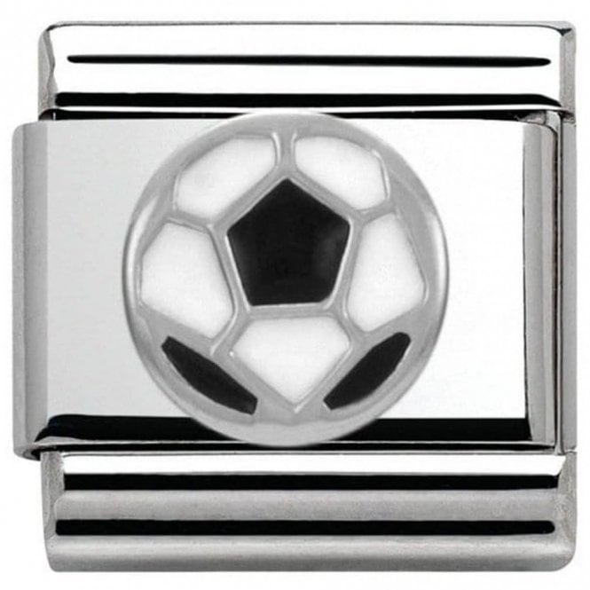 Nomination  Football Black and White silver Shine