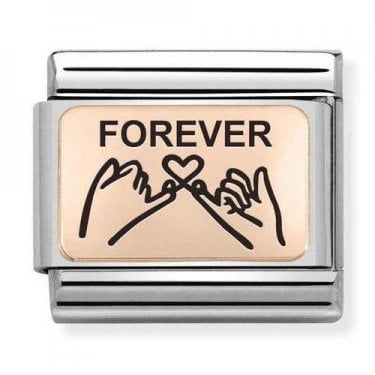 Nomination Forever Pinky Promise Rose Gold Charm