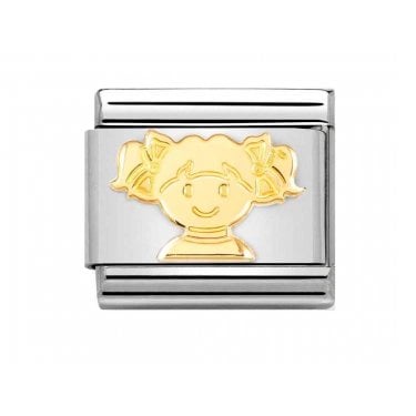 Nomination Girl Yellow Gold Charm