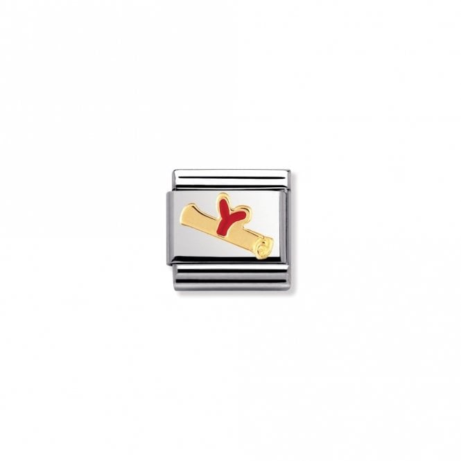 Nomination  Graduation Diploma Yellow Gold