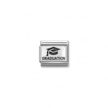 Nomination Graduation with Hat Silver Shine