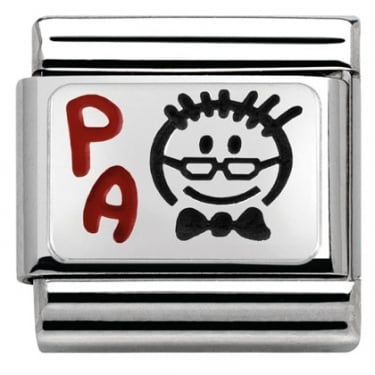 Nomination Grandpa Silver Shine Charm