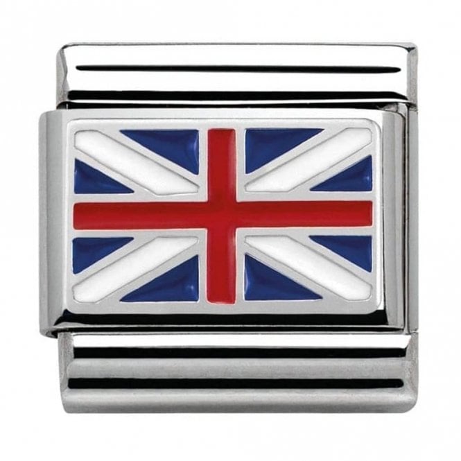 Nomination  Great Britain Flag Silver Shine