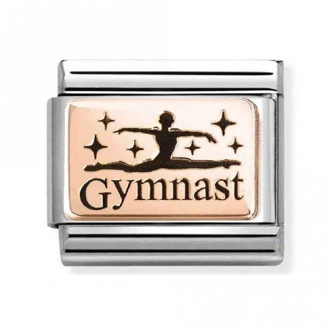 Nomination  Gymnast Rose Gold Charm