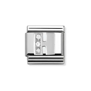 Nomination H Initial Silver Shine