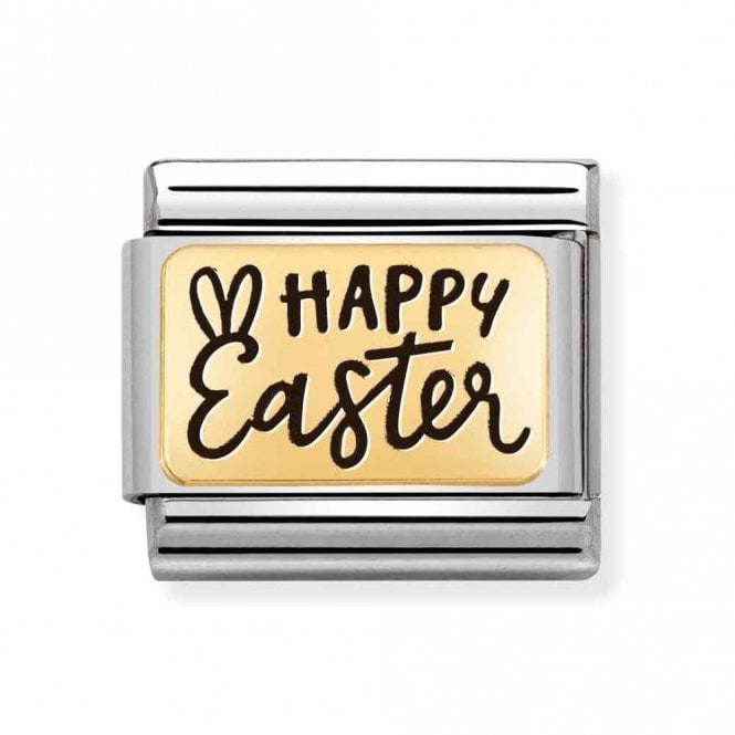 Nomination  Happy Easter Yellow Gold Charm
