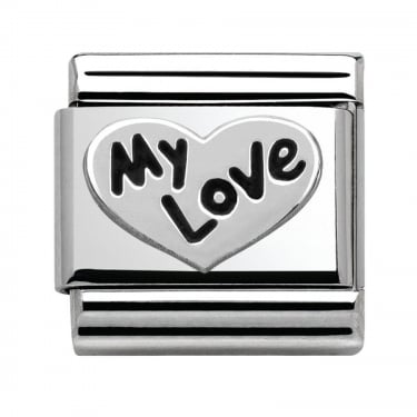Nomination Heart My Love Silver Shine
