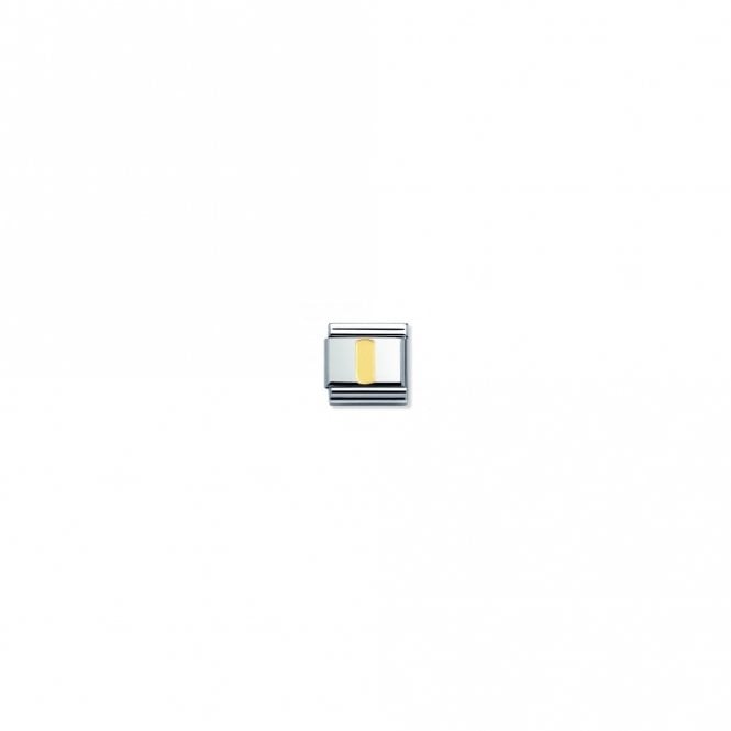 Nomination  I Initial Yellow Gold 