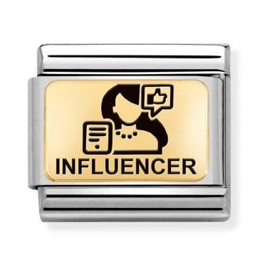 Nomination Influencer Yellow Gold Charm