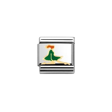Nomination Irish Dancer Green Dress Yellow Gold
