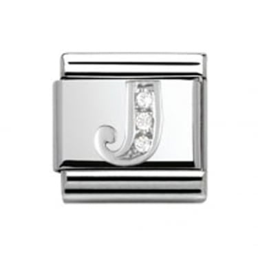 Nomination J Initial Silver Shine
