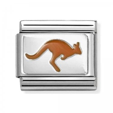 Nomination Kangaroo Silver Shine Charm